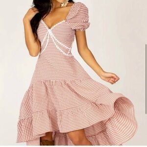 NWT Mia Joy Joyfolie Malou Dress in‎ Rosette Gingham